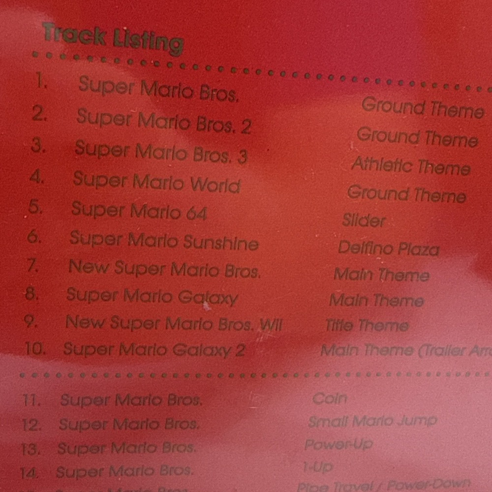 Super Mario History 1985-2010 Collectors CD & Booklet Factory Sealed Fast Ship - Picture 11 of 15